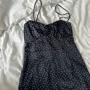 Zara strap dress with slit